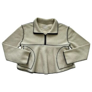 Urban Outfitters Posie Fleece Half Zip Sweatshirt